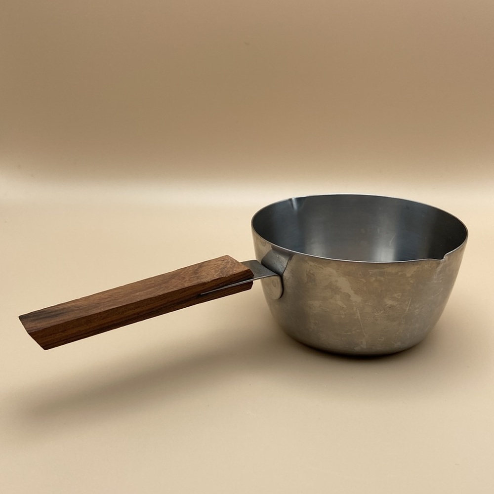 Vintage Made in Denmark Teak Handle small saucepan